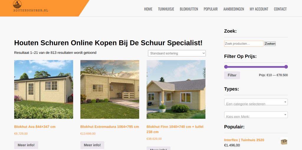 Houten Schuren Kopen Online