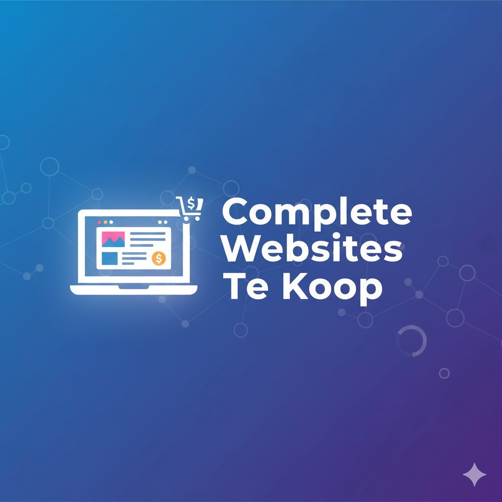 Complete Websites Te Koop